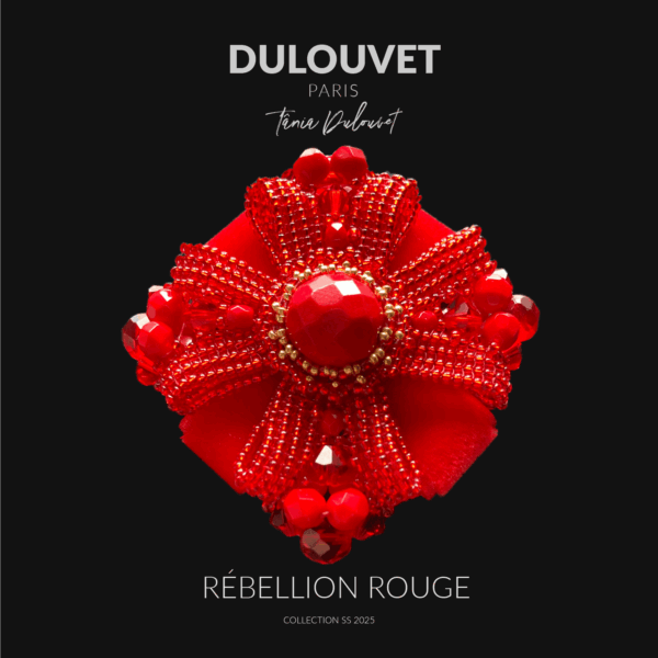 Broche Dulouvet - Rébellion rouge