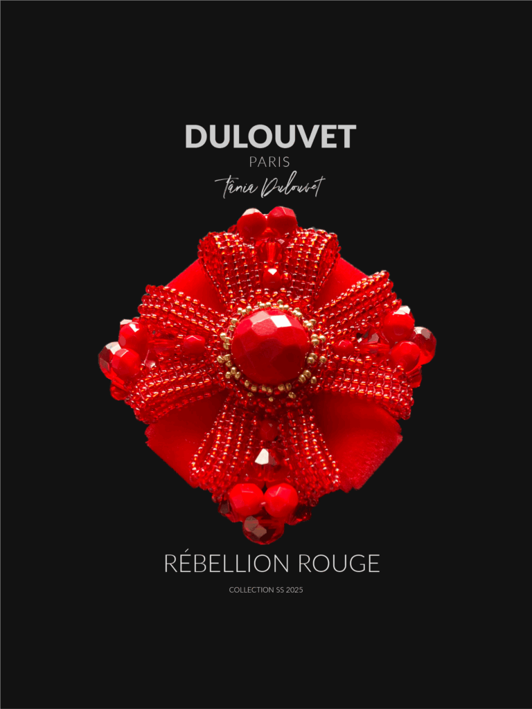 Broche Dulouvet - Rébellion rouge