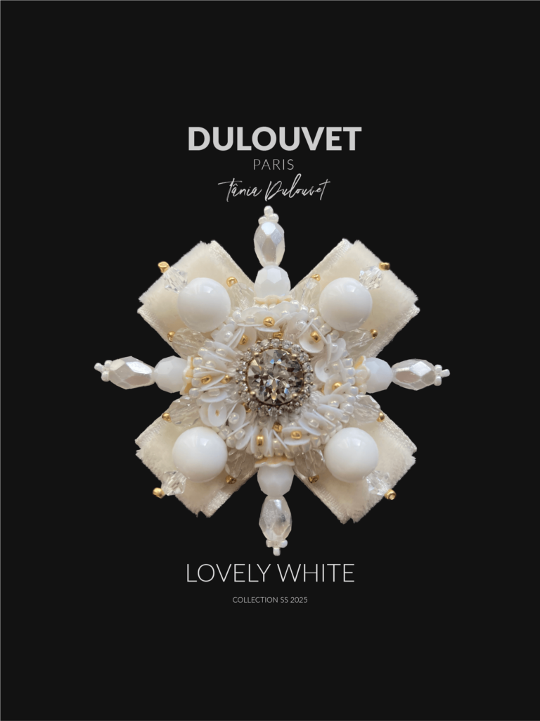 Broche-Dulouvet-Lowely-White