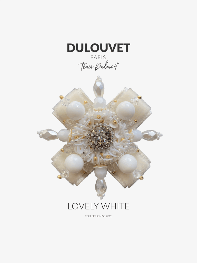 Broche-Haute-Couture-Dulouvet-Lovely White