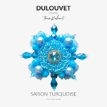 Broche Haute Couture Maison Dulouvet Saison Turquoise
