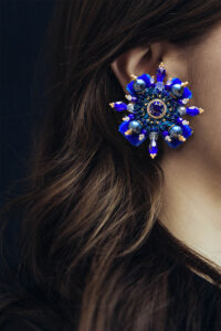 Broche clip Sapphire morning-model-1