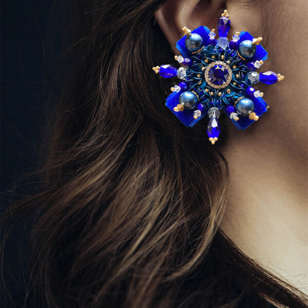 Broche clip Sapphire morning-model-1